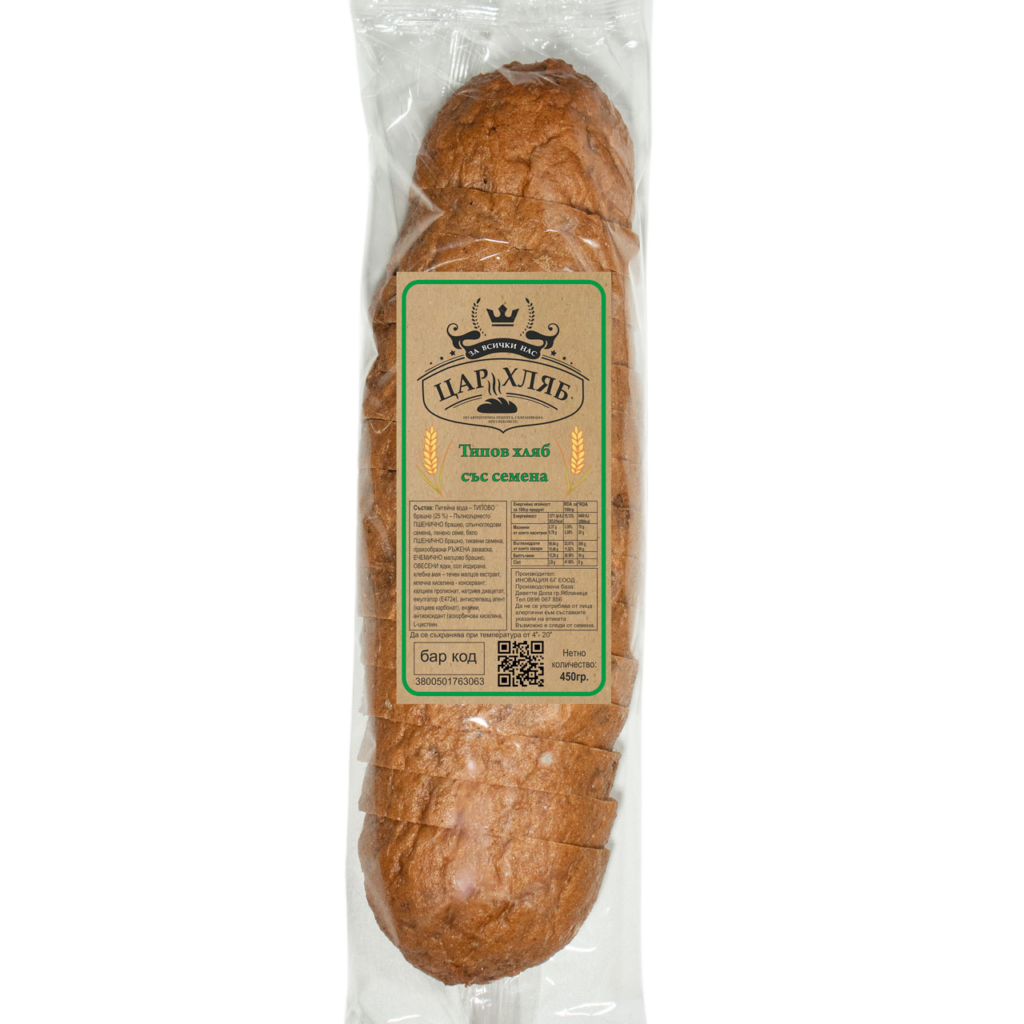 Типов Хляб със Семена - Цар Хляб
